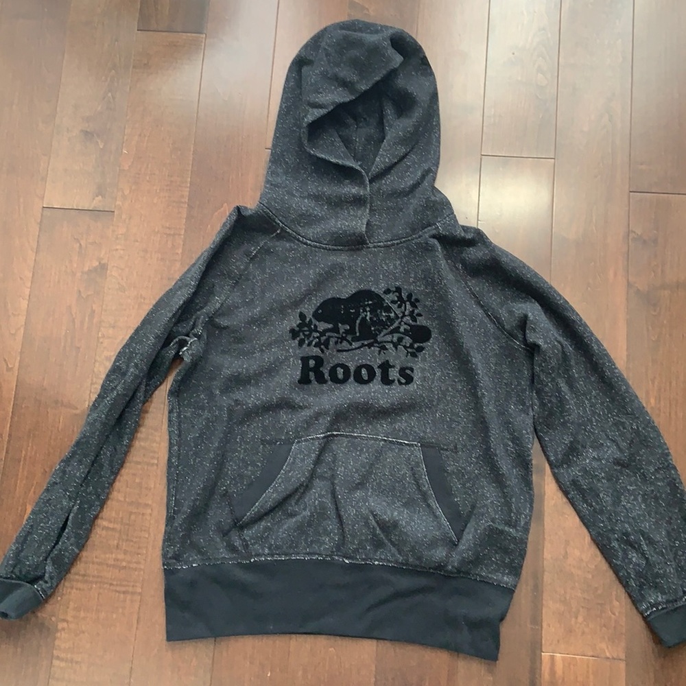 Roots Black Hoodie Sweater